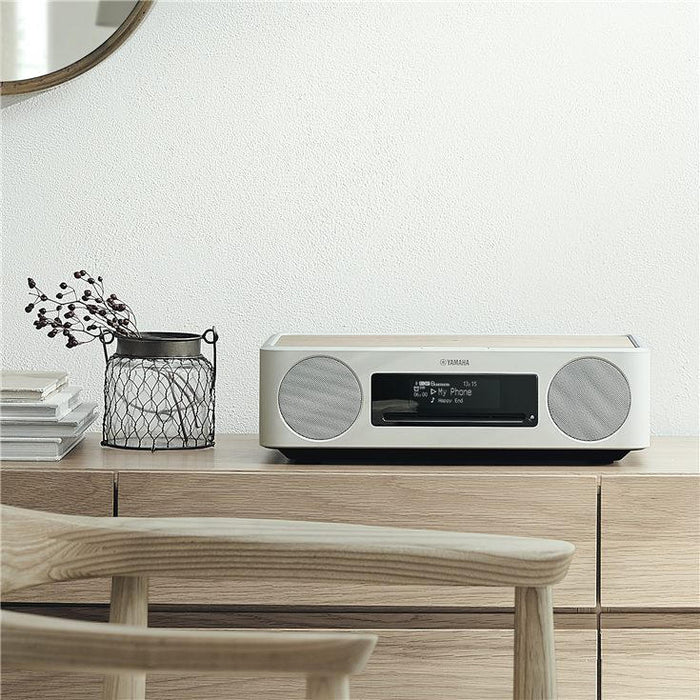 Yamaha TSX-B237 | Radio-réveil - 30 W RMS - Blanc-SONXPLUS Val-des-sources