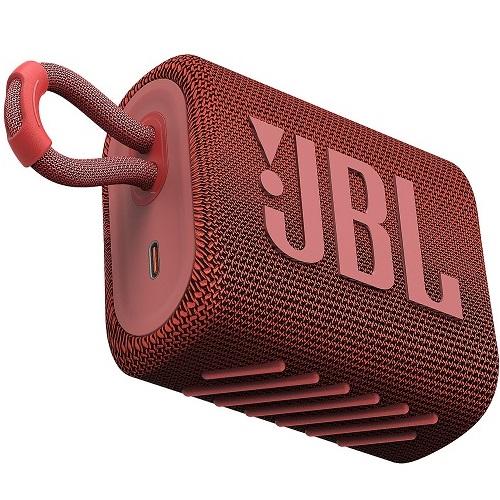 JBL GO3 | Mini haut-parleur portable Bluetooth - Étanche - Rouge-SONXPLUS Val-des-sources