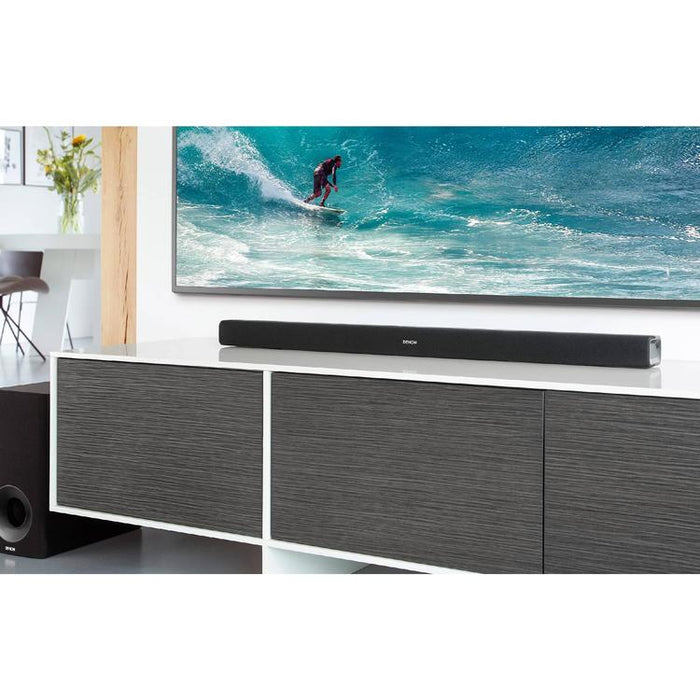 Denon DHT-S316 | Système de Barre de son Cinéma maison - 2.1 canaux - Bluetooth - Caisson de graves sans fil - Noir-SONXPLUS Val-des-sources