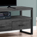 Monarch Specialties I 2823 | Meuble TV - 60" - 3 Tiroirs - Imitation Bois - Noir-SONXPLUS Val-des-sources