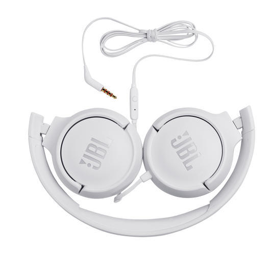 JBL Tune 500 | Écouteurs filaire supra-auriculaires - Blanc-SONXPLUS Val-des-sources